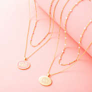 pink wwjd necklace front and back