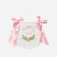 Personalized New Baby Banner in Pink