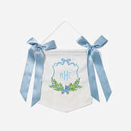 Personalized New Baby Banner in Blue