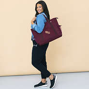 Florida State carry on tote carried by girl