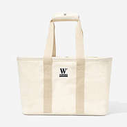 Wofford Market Basket in Solid Ivory