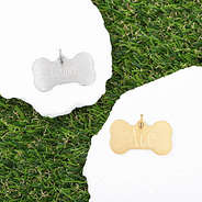 duo dog tags in gold and silver