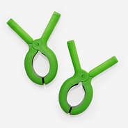 Beach Chair Towel Clips in Green