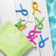 beach chair towel clips set of 4