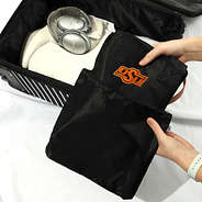 duffel bag packed into bag