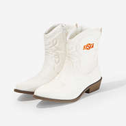 Oklahoma State Cowboy Boots in White