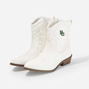 Baylor Bears Cowboy Boots in White