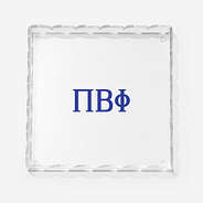 pi beta phi scallop acrylic valet tray