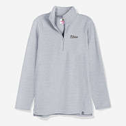 Name on Pullover Sweatshirt in heather gray
