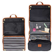 Personalized hanging travel toiletry bag