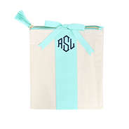 Mint Monogrammed Lingerie Bag
