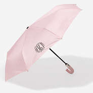 Monogrammed Umbrella in Pink Pebbles