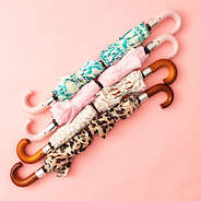 group umbrellas closed