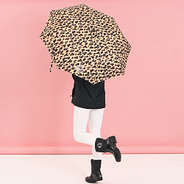 classic cheetah monogrammed umbrella with rain boots