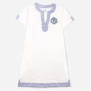 monogrammed seersucker cover up