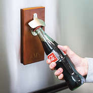 Personalized Bottle Opener magnetic on fridge