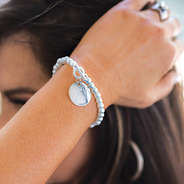 Personalized Pearl Bracelet