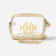 Monogrammed Clear Crossbody Bag - Updated