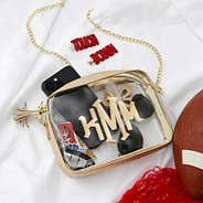 Tailgating with Clear Crossbody Bag
