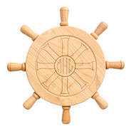 Monogrammed Mariner's Cheese Board with accessories connected