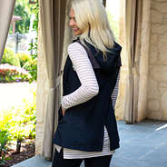 back of monogrammed utility vest