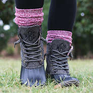 Pink Duck Boot Socks