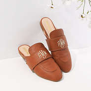 brown slide on loafers, perfect for spring