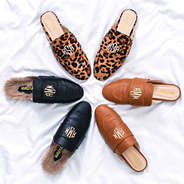 slide on loafers flatlay