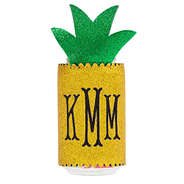 monogrammed sparkly pineapple koolie