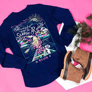 monogram scenic route shirt with duck boots