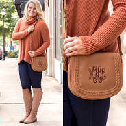 personalized interchangeable crossbody bag with model