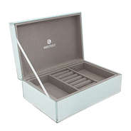 large jewelry box with removable compartment