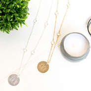 personalized silver and gold necklaces
