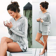 Monogrammed Lounge Hoodie Set