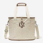 Personalized Cooler in Khaki Pebbles