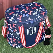 Americana bows cooler with coke