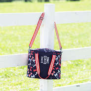 americana bows cooler on fence post