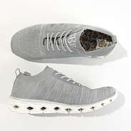 top and front view of athleisure sneakers