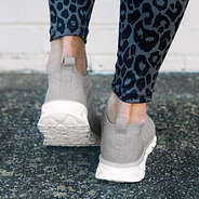 back view of athleisure sneakers