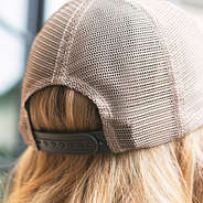 mesh backed adjustable snapback baseball hat