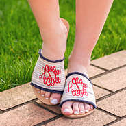 americana topper with fringe on feet