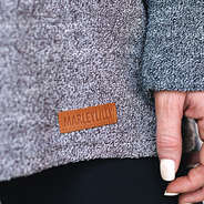 terry fabric with marleylilly branding