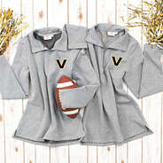 flatlay of vanderbilt pullover sweatshirts - heather gray