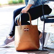 mizzou basic tote bag on ground