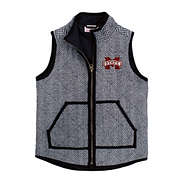 mississippi state kids herringbone vest
