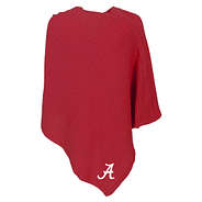 alabama poncho in crimson