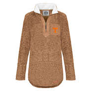tennessee sherpa pullover tunic in camel