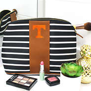 tennessee cosmetic bag on bathroom counter