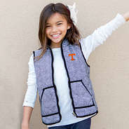 girls tennessee herringbone vest