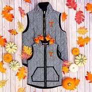 mom and me tennessee herringbone vests